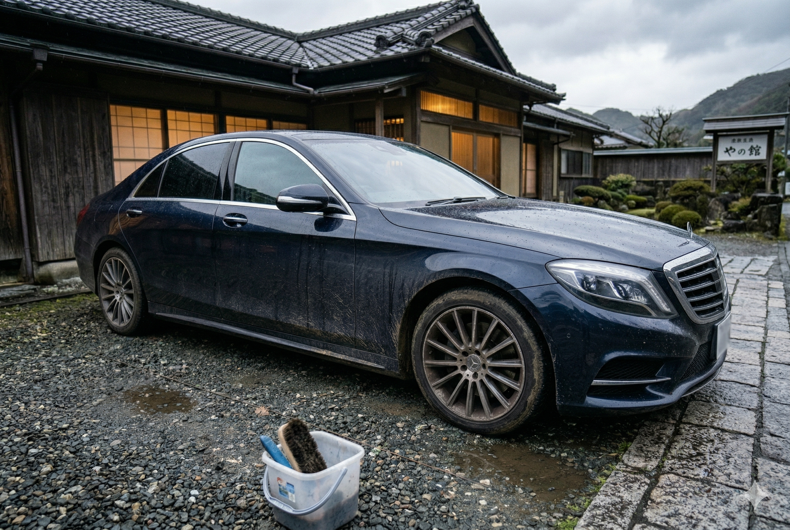 施工前 箱根セダン